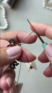 #tattingdesign #weaving #tatting #frivolite