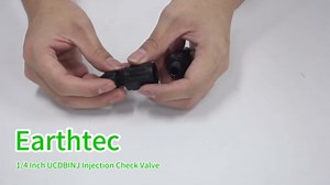 Earthtec 1/4 Inch UCDBINJ Injection Check Valve Replacement for Sten-ner Pump Filter Parts (1 Pack)