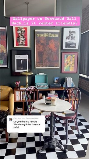 Can You Really Put Wallpaper on Textured Walls? #diyprojects #peelandstickwallpaper
