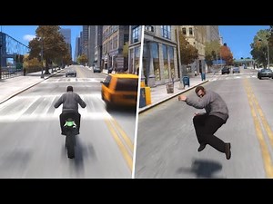 GTA 4 - Brutal Motorcycle Crashes Compilation #3 (Euphoria Physics)