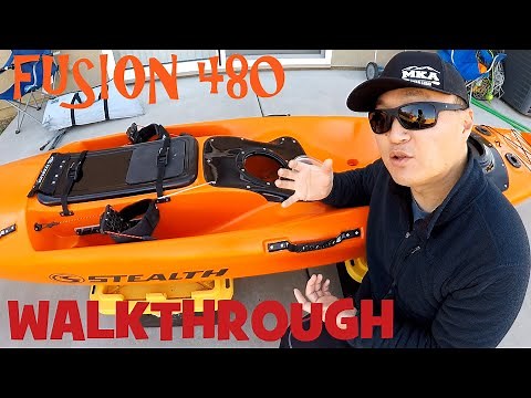 Stealth Kayak Fusion 480 Walkthrough: Fastest Plastic Fishing Kayak?