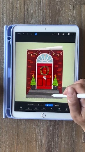 Christmas card ideas 🎄 #procreate #digitalart #procreateforbeginners #illustration #drawing #procreateart #xmascards #digitalillustration #artistsoninstagram #procreatetutorial #artwork #digitaldrawing #fanart #digitalpainting #ipadpro #christmascrafts #procreatedrawing #draw #digitalartist #digital #christmasdecorations #christmascardideas #instaart #design #procreateillustration #christmascarddesign #procreatetips #christmascards #ipad | Designerit Art