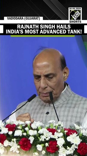 Defence Minister Rajnath Singh praises Gujarat-Made K-9 Vajra boosting India's Defence Strength