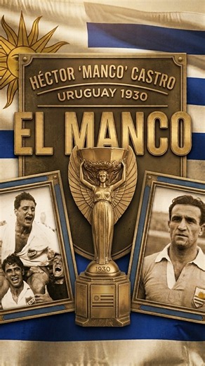 La increíble historia del Manco Castro en el Mundial de 1930 😱⚽ #shorts #uruguay
