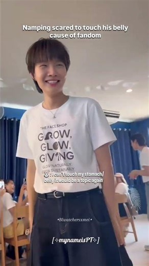 He is so scared to touch stomach #bl #coupledance #thaibl #kdrama #youtubeshorts