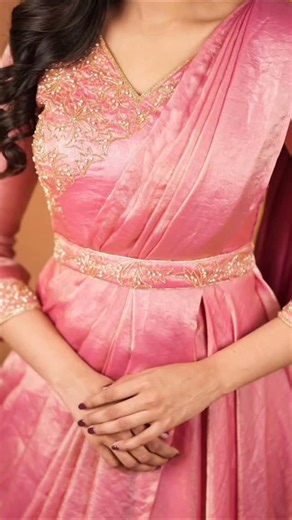 Look As Charming As This Beautiful Unique Style Pre-Draped...