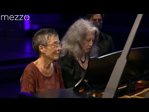 Mozart: Piano Sonata K.521 - Martha Argerich & Maria João Pires