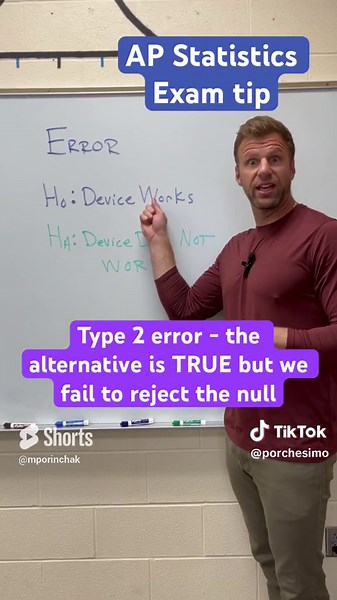 AP Statistics Exam Tip - explaining error #apstats #apstatistics #apexams #apexamprep