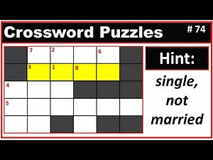 Crossword Puzzles #74🤔 crossword puzzle with answer