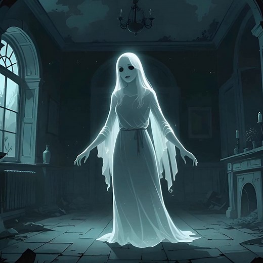 Ai Generated, Ghost, Horror. Free Stock Video