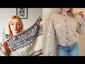 Florence's Knitting Podcast: Dagmar Jacket and Trondheim 1997 in progress