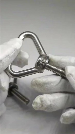 Triangular Lifting Eye Bolt 304 Stainless Steel Threaded Shoulder Ring Bolts Installation Process