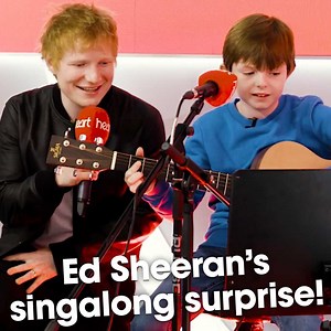 16M views · 65K reactions | Watch the moment Ed Sheeran surprises his 10-year-old superfan Rafa with a special singalong 梁❤️ | Heart | Facebook