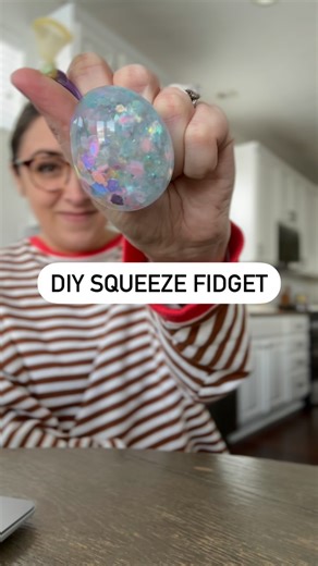 Jessie on Instagram: "✨DIY STRESS BALL FIDGET✨ Squish, squeeze, and watch the magic happen! 🤩 Here’s how to make your own: What You Need: 🎈 Clear balloon 🎈 Colored balloon ✨ Fun Fillers, glitter, sequins—your choice! 💧 Water & a funnel (for easy filling!) How to Make It: •Cut small circular holes around the colored balloon, then cut off the top. •Insert the clear balloon inside the colored one. •Add in your accessories—I used Fun Fillers from @glopals •Fill with water, tie a knot, and get re