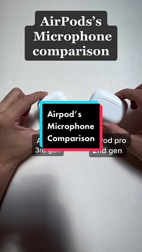 AirPods Pro 2nd Gen vs 3rd Gen Microphone Comparison