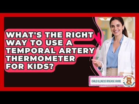 What's The Right Way To Use A Temporal Artery Thermometer For Kids? - Child Illness Disease Guide