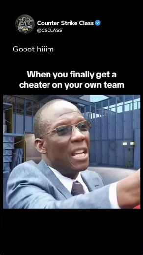 When you got a cheater on your team