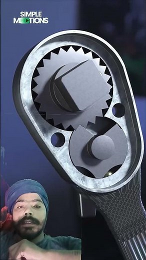 How a Ratchet Mechanism Works | 3D Mechanical Animation Explained #smartdesign #mechanical #asmr