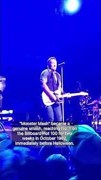 The story behind “Monster Mash” a song by Bobby “Boris” Pickett covered by Bruce Springsteen