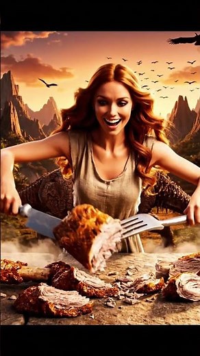 The Viral Video Girl Who Ate a T-Rex #girl #viralvideo #short