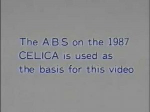 Toyota service training - abs