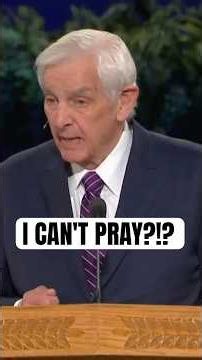 Dr. David Jeremiah WARNING: What to Do When You Can’t Pray