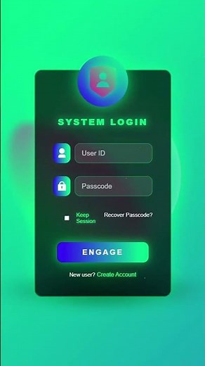 Try This Neon Login Forms🔥Using HTML CSS |#shorts #coding #trend #frontend #website #css #minivlog
