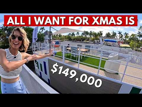 $149,000 HOUSEBOAT Affordable Waterfront Liveaboard Boat Tour: Modern Struktures