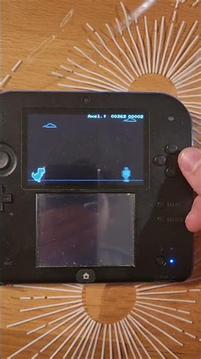 Le jeu du T-rex de chrome sur 3DS ! #nintendo #homebrew #google #googlechrome #3ds #luma3ds
