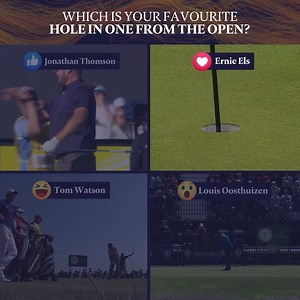 A stroke of genius ⛳️ Can you choose a favourite from this selection of spectacular aces? 🤔 | The Open