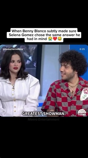 The Answer Benny Was Hoping Selena Would Give 😂❤️ #selenagomez #bennyblanco #couple #fyp