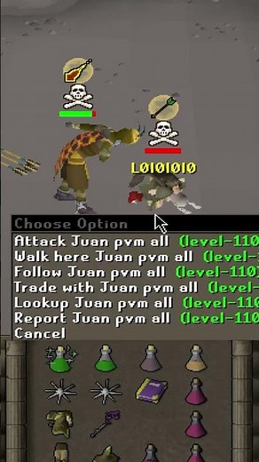 He's never anti-pking again