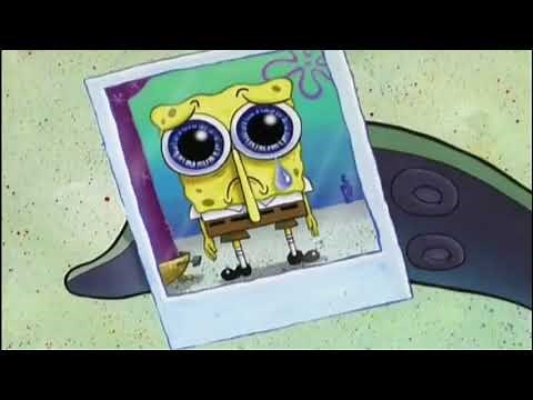 Bob Esponja llorando meme