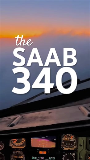 Saab Fairchild 340. Like the cars, they may be old, but they are still flying and holding their own.