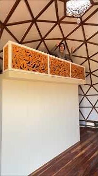 I created a railing using a CNC router.