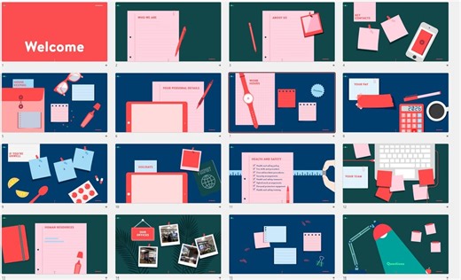 Onboarding, Welcome, Starter Pack_powerpoint Template - Etsy