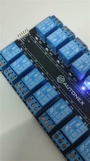 16-Channel Relay Module working #esp32 #diy #tutorial #electronic #arduino #machine