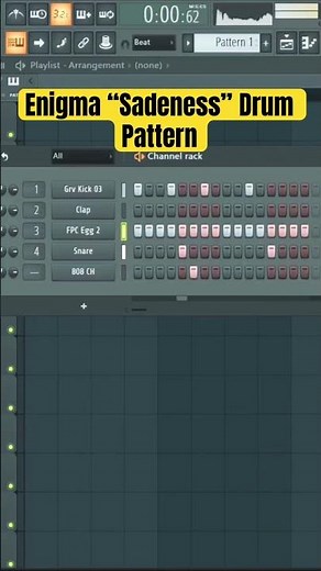 Enigma “Sadness” Drum Pattern