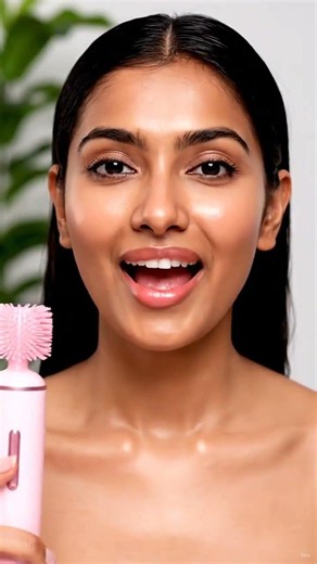 Electric Brush vs Manual Washing: The Difference Is Shocking #skincare #comparison