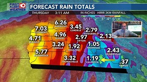 1.7K views · 11 reactions | FIRST ALERT WEATHER DAY: There's a moderate threat of Flash Flooding Wednesday with Hurricane Sally's approach to Southwest Georgia. 4 to 6 + inches of rain is expected most likely along and west of the Flint River. There's also a slight risk of severe storms with a 5% chance of damaging winds and 5% chance of a tornado. | WALB News 10 Weather | Facebook