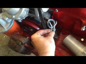 corvair engine tin installation 33 distributor installation
