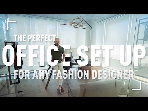 The Perfect Office Set Up For Any Fashion Designer