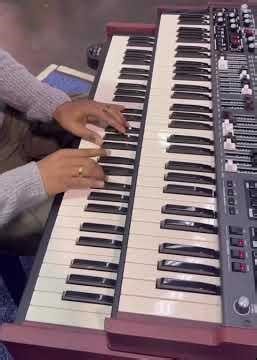 Viscount legend one with the lower manual for gospel organ playing. 🎹🎹🎶￼