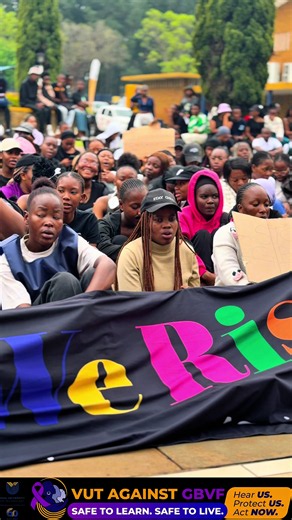 VUT stands united against gender-based violence and femicide (GBVF). Every student and staff member deserves to learn, work and live without fear. Let us listen, protect and act, because creating a safe University community is everyone’s responsibility. Hear us. Protect us. Act now. #VUTAgainstGBVF #SafeToLearn #SafeToLive