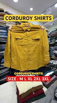 Casual Wear Corduroy Shirts #shorts