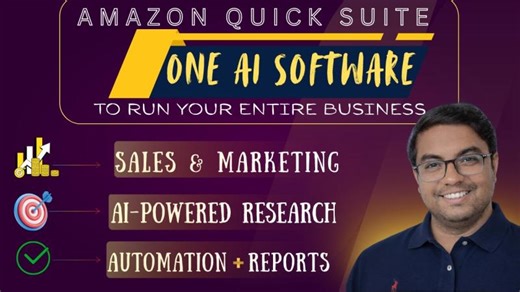 Can One Software Run Your Entire Small Business? | Amazon Quick Suite Explained | Harish Goteti
