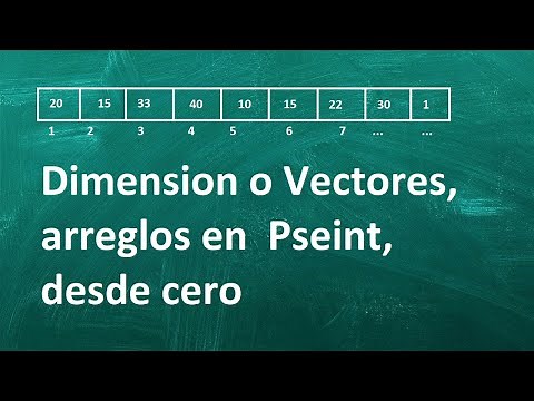 Dimension o Vectores, arreglos en Pseint, desde cero💥