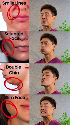 6 Simple Face Exercises to Slim & Tone Your Face Daily #exercise #abs#sports