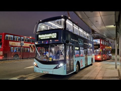 FULL JOURNEY | LONDON BUS 132 BEXLEYHEATH SHOPPING CENTRE - NORTH GREENWICH (LF24ZGO) Ee244