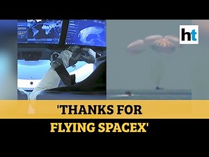 Watch: NASA astronauts' dramatic return to Earth on SpaceX capsule